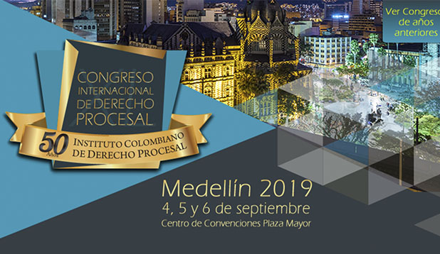 XL Congreso Internacional de Derecho Procesal – Medellín